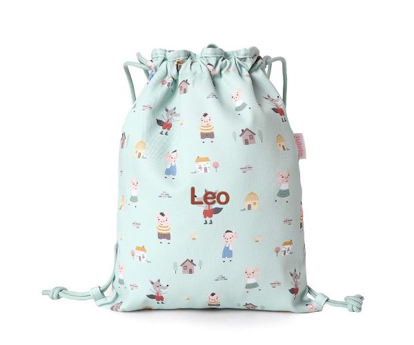 Mochila Saco Tela The Three Little Pigs