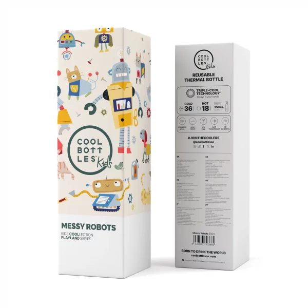 Botella térmica Messy Robots 350ml