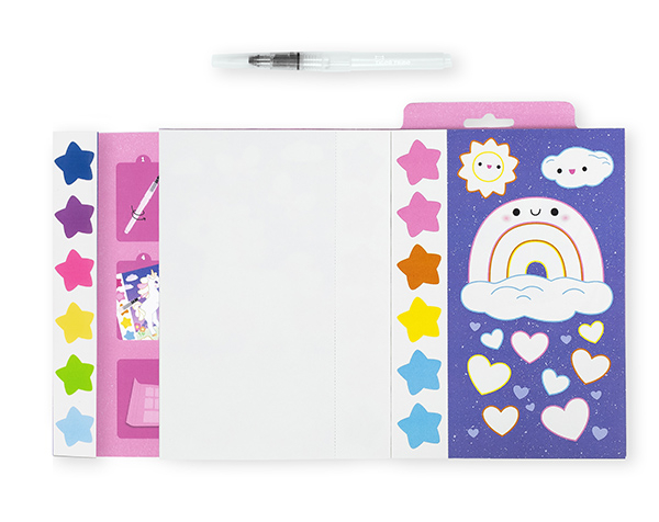 Set pintura acuarela Unicornios