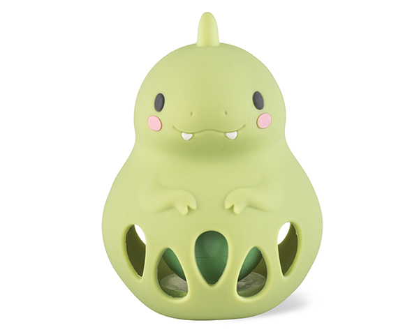 Silicone Rattle Dino