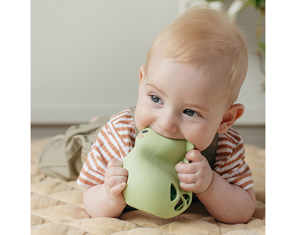 Silicone Rattle Dino