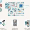 Juego Mantel con Circuito Azul + 3 mini coches