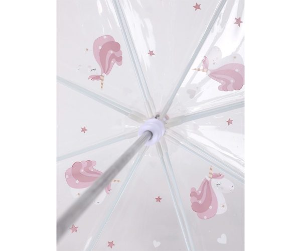 Paraguas Transparente Magical Unicorn