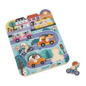 Puzzle encajable En la ciudad