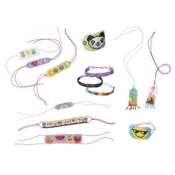 13 joyas pop de cuentas con telar