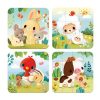 Puzzles evolutivos Animales de la granja