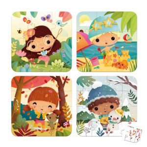 Puzzles evolutivos Las 4 estaciones