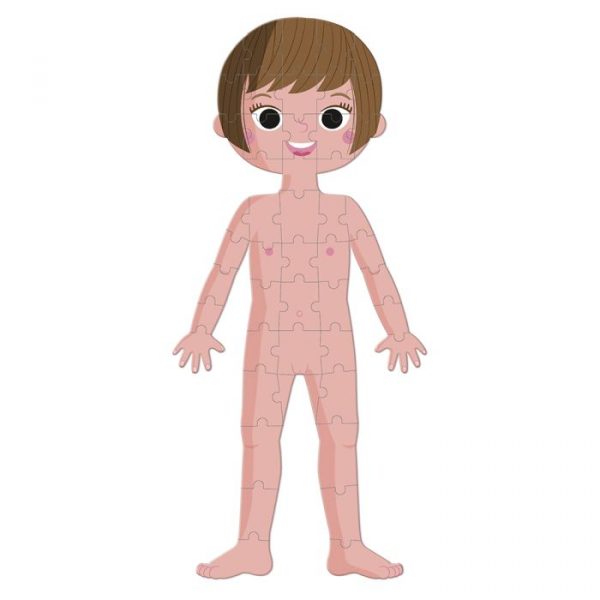 Puzzle educativo El cuerpo humano