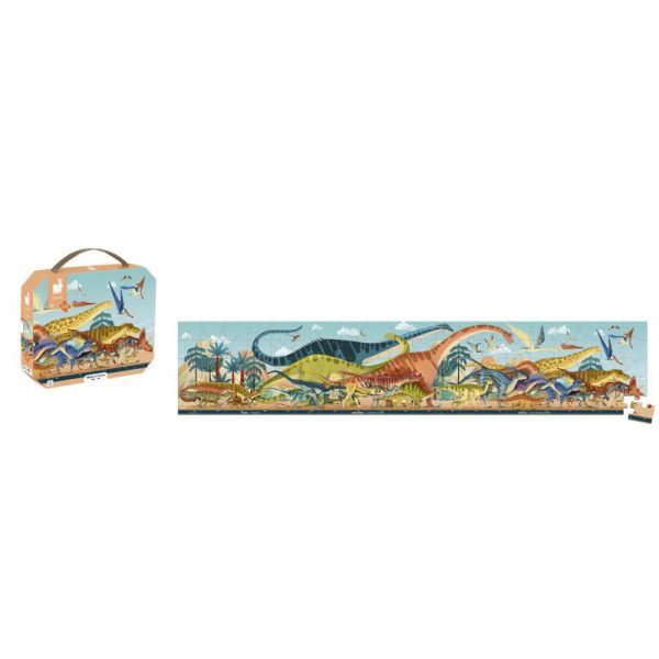 Puzzle panorámico Dinosaurios