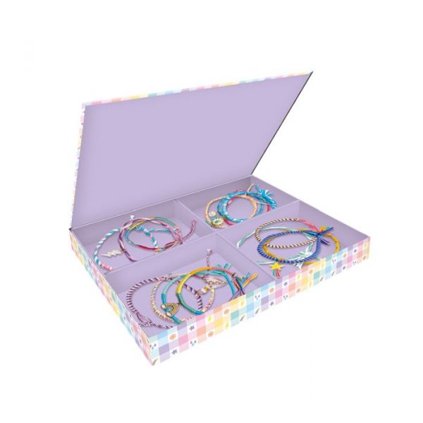 30 pulseras enrolladas Arcoiris