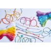 30 pulseras enrolladas Arcoiris