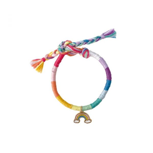 30 pulseras enrolladas Arcoiris