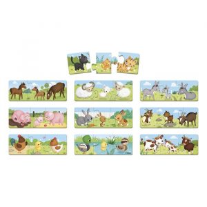 10 puzzles Trionimo Animales