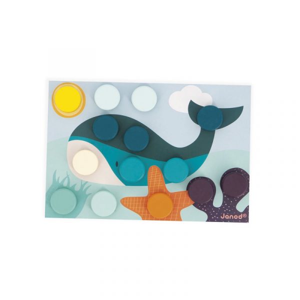 Primeros mosaicos de madera