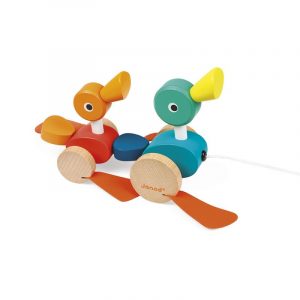 Arrastre patos para pasear