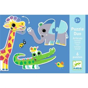 Puzzle dúo Animales articulados