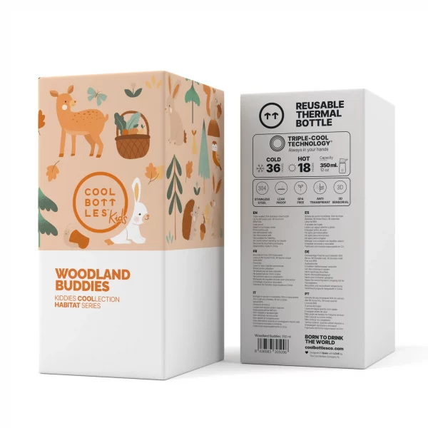 Botella térmica Kiddies Woodland Buddies 350ml