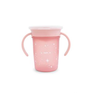 Vaso antigoteo 360º rosa