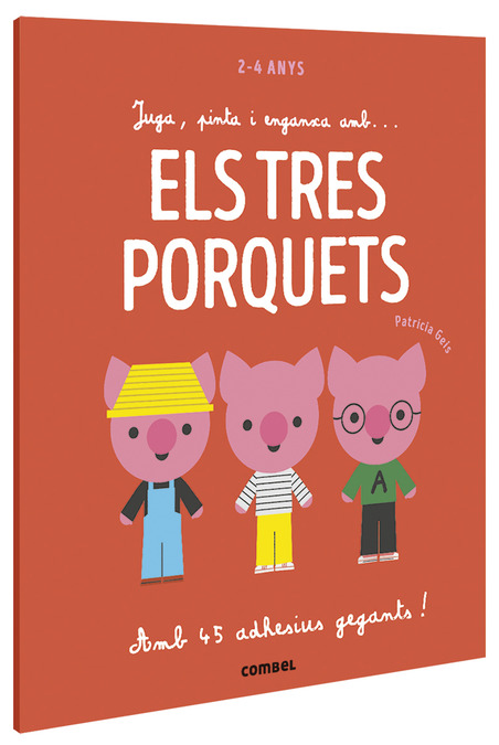 Juega, pinta y pega con… Los tres cerditos / Els tres porquets