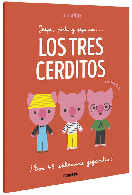 Juega, pinta y pega con… Los tres cerditos / Els tres porquets