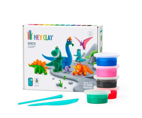 Plastilina Interactiva Dinosaurios (15 botes)