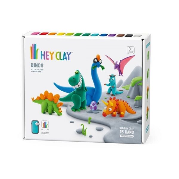 Plastilina Interactiva Dinosaurios (15 botes)