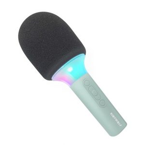 Micrófono-karaoke-altavoz Kidymic verde