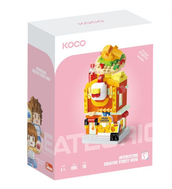 KOCO Restaurante de pollo frito 283 piezas