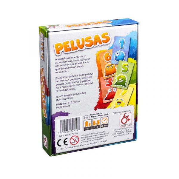 Pelusas - juego de cartas