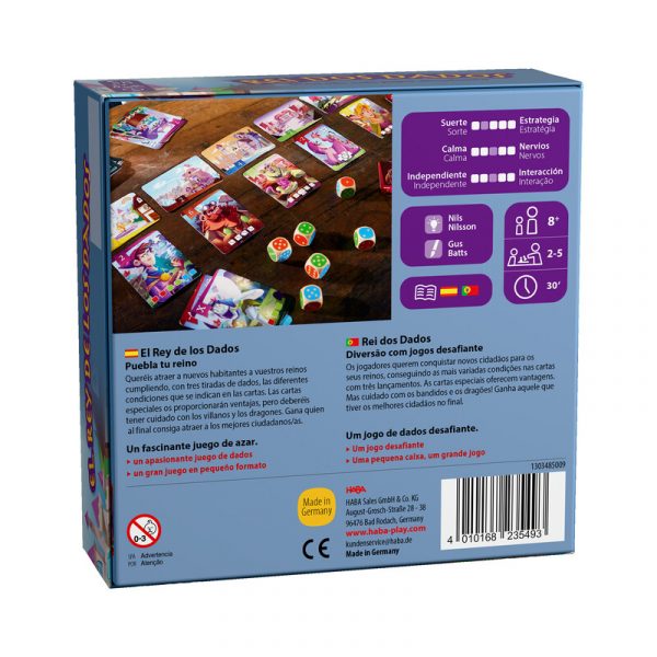 El Rey de los Dados - Juego de cartas