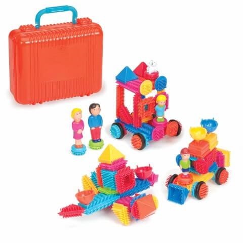 Construcciones Bristle Blocks Maletín 85 piezas