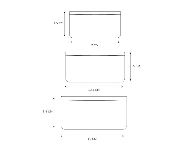 3 Cajas Almuerzo Funny Letters