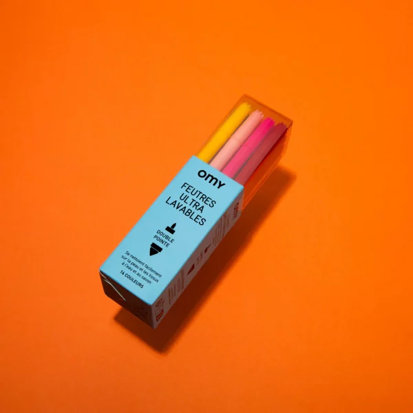 ECRITURE_ULTRA_LAVABLE Rotuladores lavables doble punta Omy