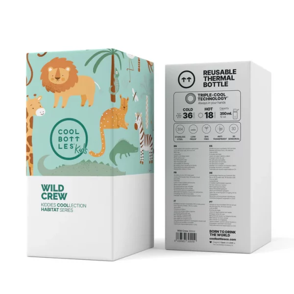 Botella térmica Kiddies Wild Crew 350ml