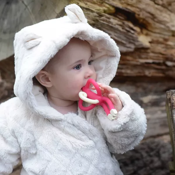 Mordedor Matchstick Monkey Rojo