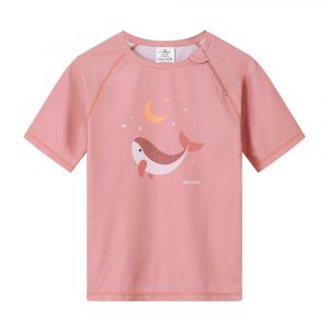 Camiseta Protección Solar Whale Pink