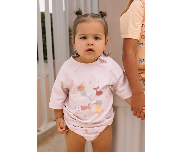 Bañador Pañal Volantes Mermaid Cats