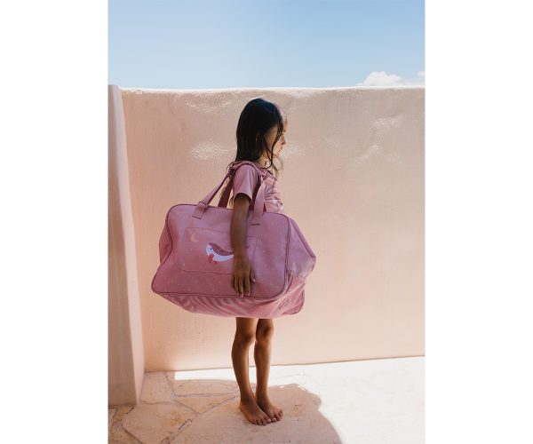 Bolso de Playa con Rejilla Whale Pink