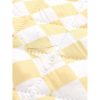 Manta Picnic Stripes Yellow Chess