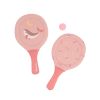 Palas de playa de neopreno Whale Pink