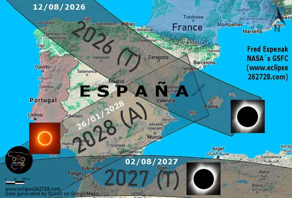 Pack de gafas para eclipse solar