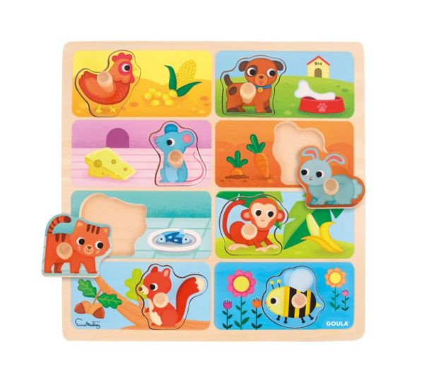 Puzzle encajable Comida favorita