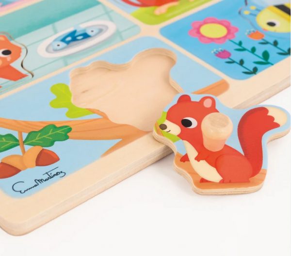 Puzzle encajable Comida favorita