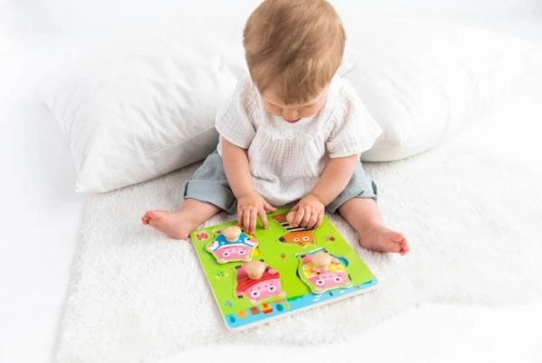 Puzzle encajable Los 3 cerditos