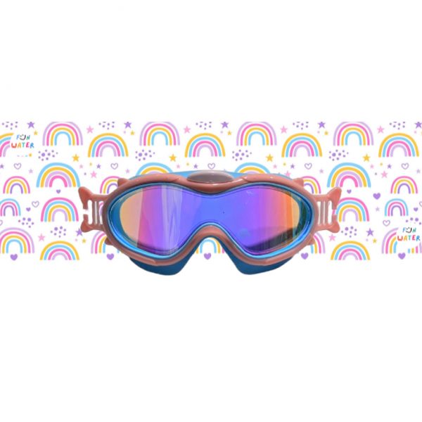 Máscara buceo infantil Rosa-Arcoiris