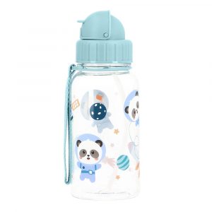 Botella tritán pajita Pandas in Space