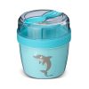 Caja Almuerzo grande con Tapa Refrigerante N'ice Cup Blue Dolphin