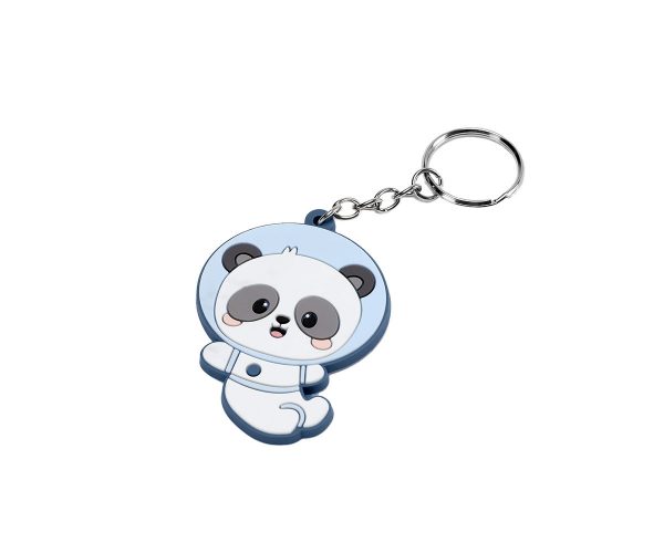 Mochila Mediana Pandas in space + Llavero panda