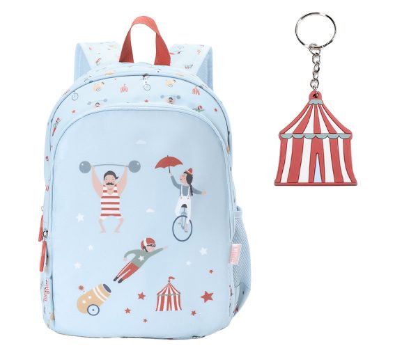 Mochila Mediana Circus Show + Llavero carpa