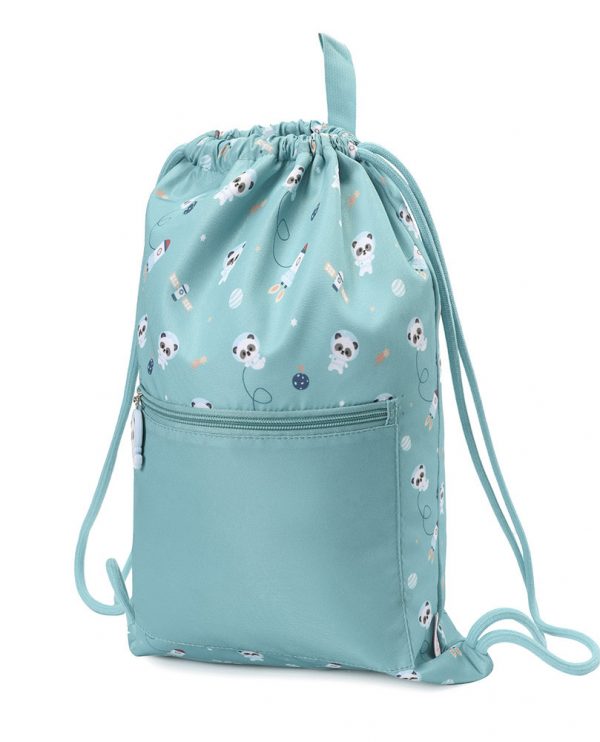 Mochila Saco Impermeable Pandas in Space